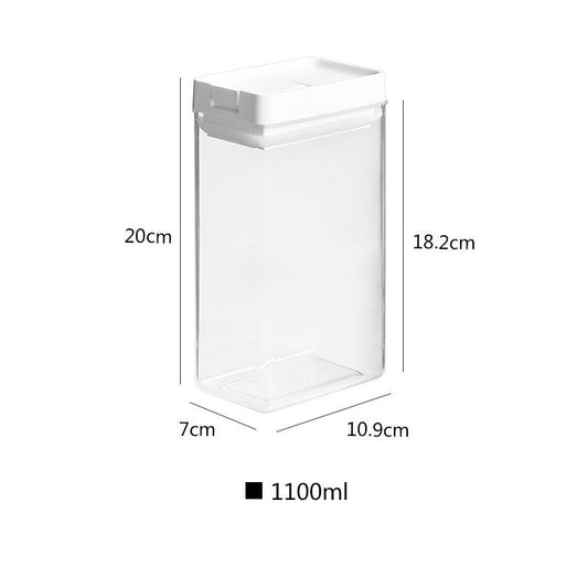 Kitchen Food Sealed Cans Plastic Large-capacity Moisture-proof Storage Box Whole Grain Storage Tank Dry Cargo Box