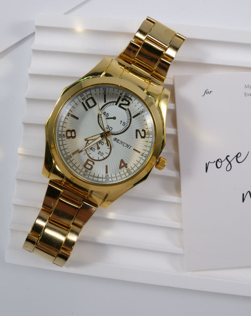 Men's Steel Belt Quartz Sports Watch