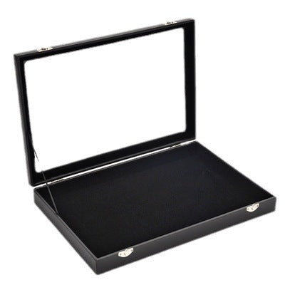 Black Jewelry Necklace Storage Display Box