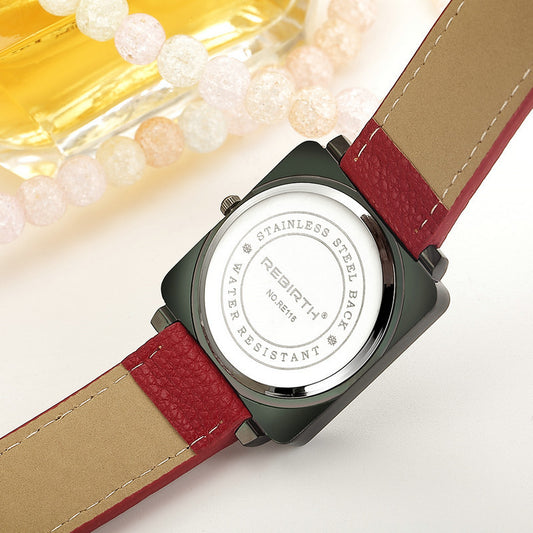 Quartz watch square belt quartz