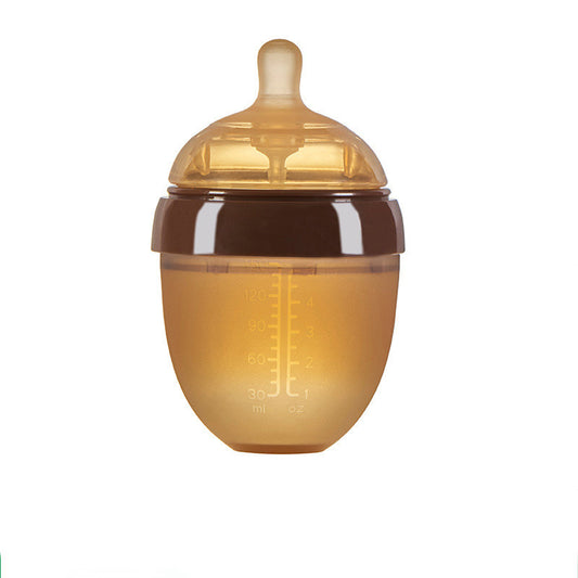 Nano-silver Silicone Feeding Bottle With Extra Large And Wide Caliber