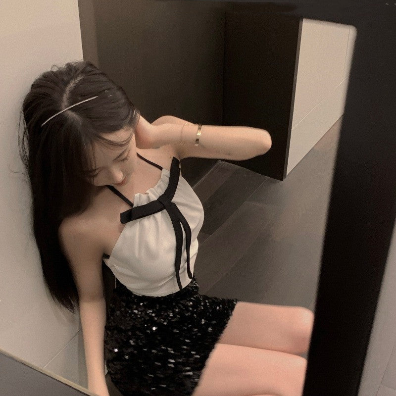 Ladies Halter Neck Babes Wear Summer Vest