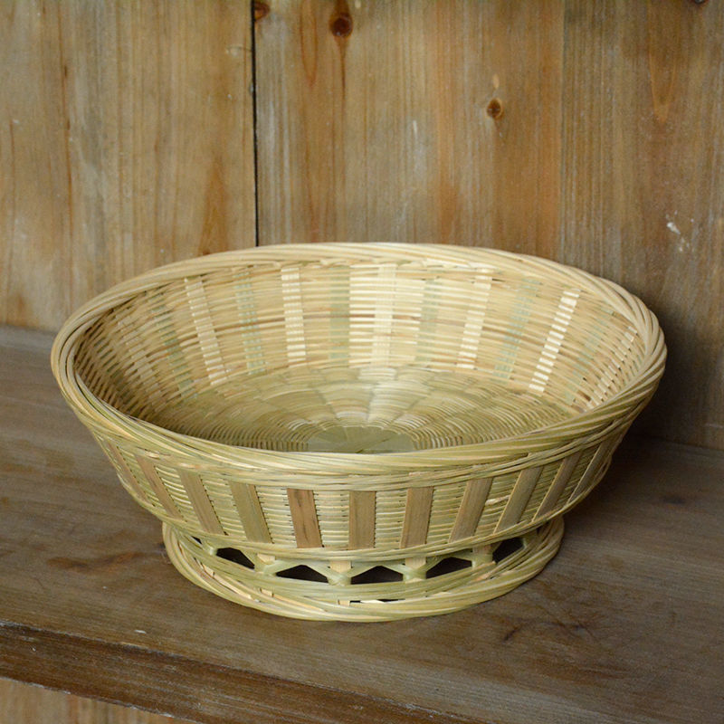 Handmade Bamboo Basket Storage Basket Household