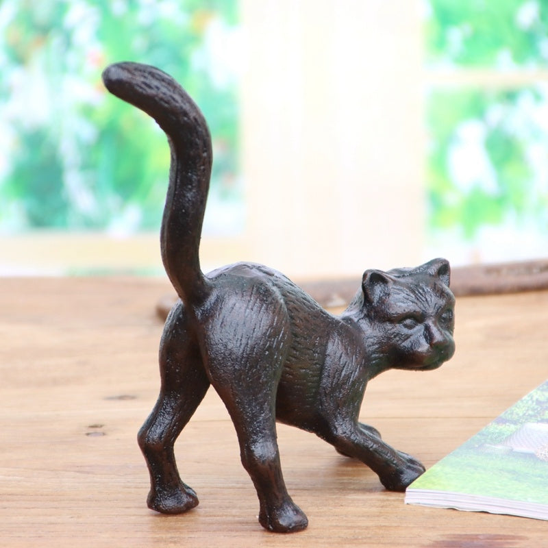 Cast Iron Small Animal Sculpture Home Garden