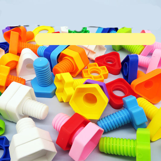 Screw Toy Baby Children Screw Nut Combination Disassembly Puzzle Assembly Disassembly Building Block Toys