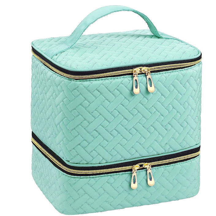 Portable Double-layer Waterproof Nail Polish Storage Bag