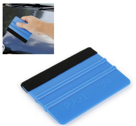 Automotive film scraper