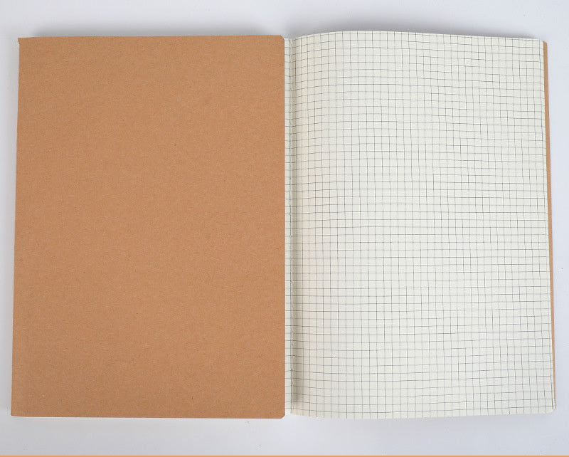 Leather Cover Thread Beige Eye Paper Soft Copy Notebook