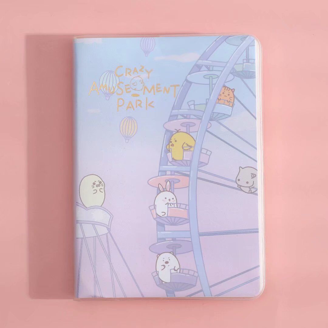 Waterproof Plastic Sleeve Notepad Diary Small Fresh And Easy To Carry