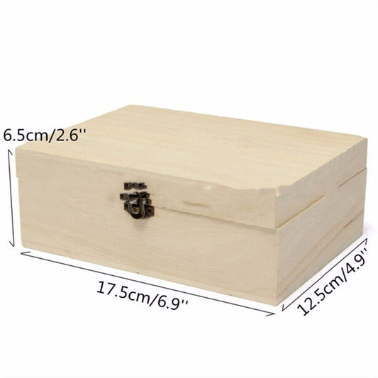 Primary Color Solid Wood Postcard Storage Box