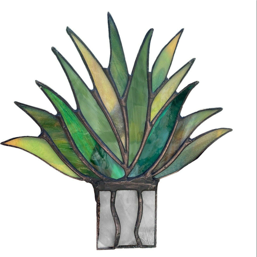 Mini Agave Acrylic Aloe Potted Plant Decoration Garden Decoration Home