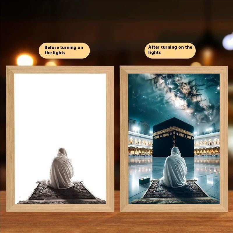 Cross Redemption Garden Sea Home Light Painting