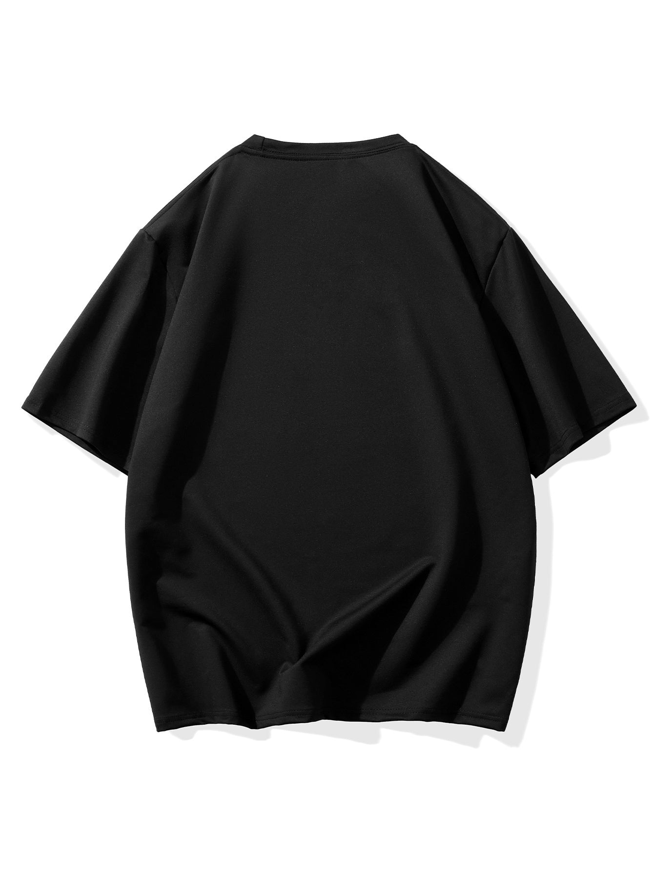 Colorful Letters DIFFERENT Printed Men's Fashion T-shirt, Casual Pattern T-shirt, Short Sleeved Round Neck Top, Men's Spring And Summer Clothing, Men's Clothing