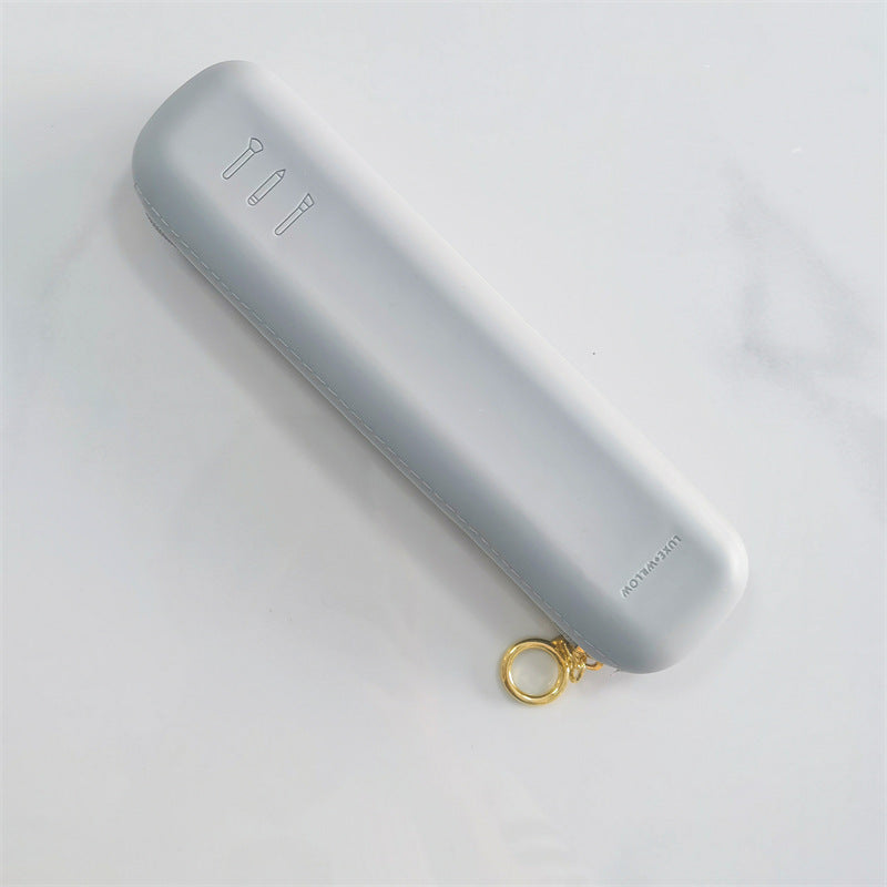 Silicone Makeup Brush Multifunctional Travel Zipper Storage Bag
