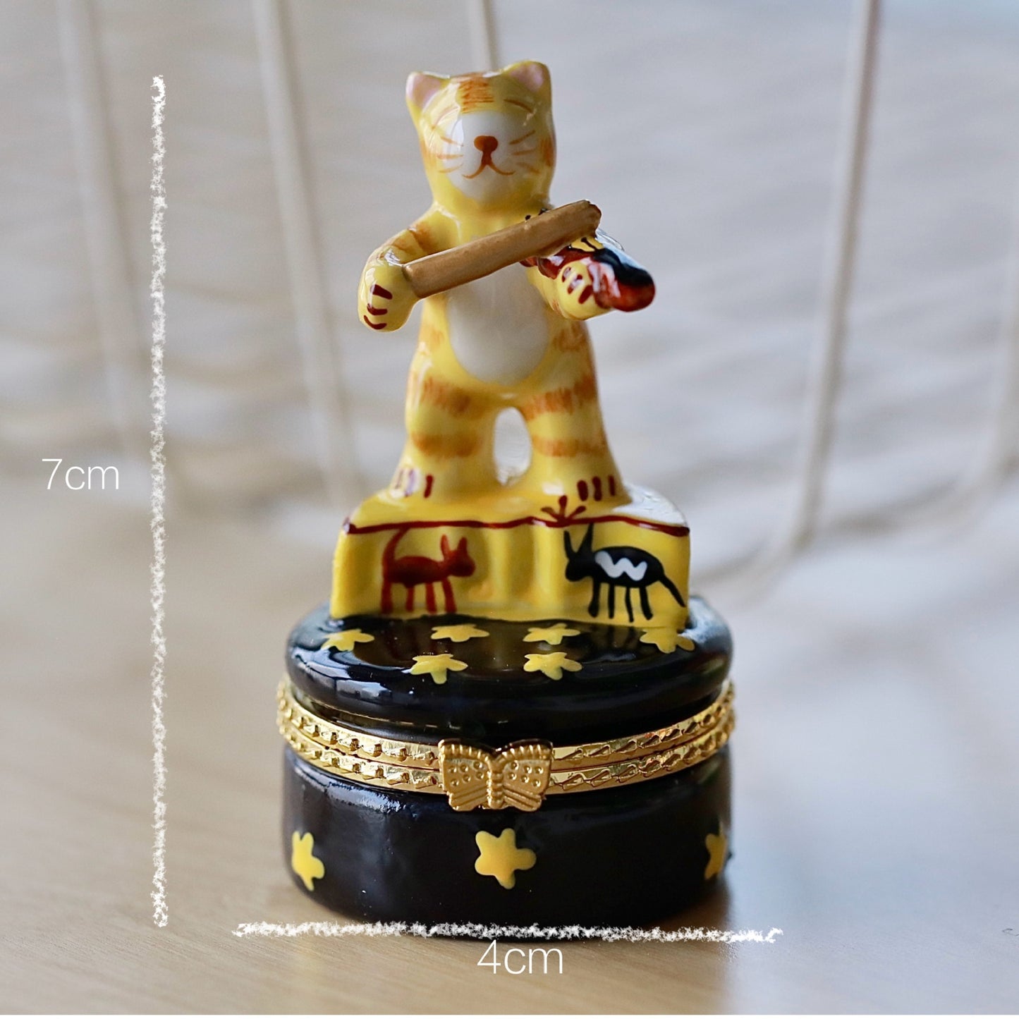 Vintage Cute Creative Ceramic Jewelry Storage Box