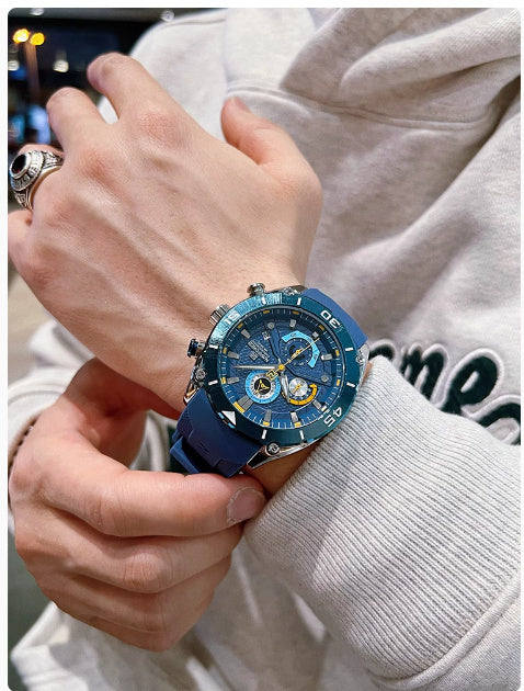 New Youth Outdoor Sports And Casual Silicone Band Color Watrproof Watch