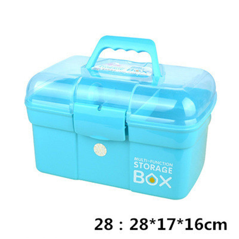 Cosmetic Case Pedicure Double-Layer Storage Box