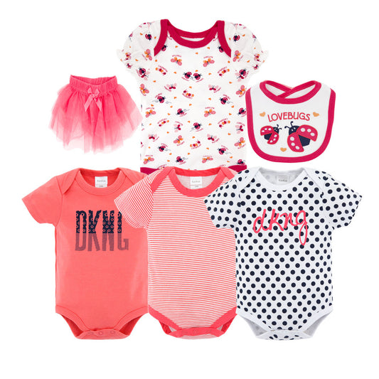 Six sets of newborn clothes