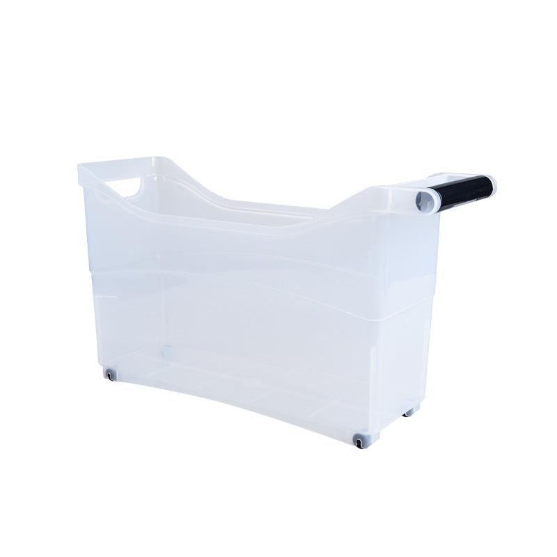 Kitchen Transparent Pulley Thickened Plastic Storage Box