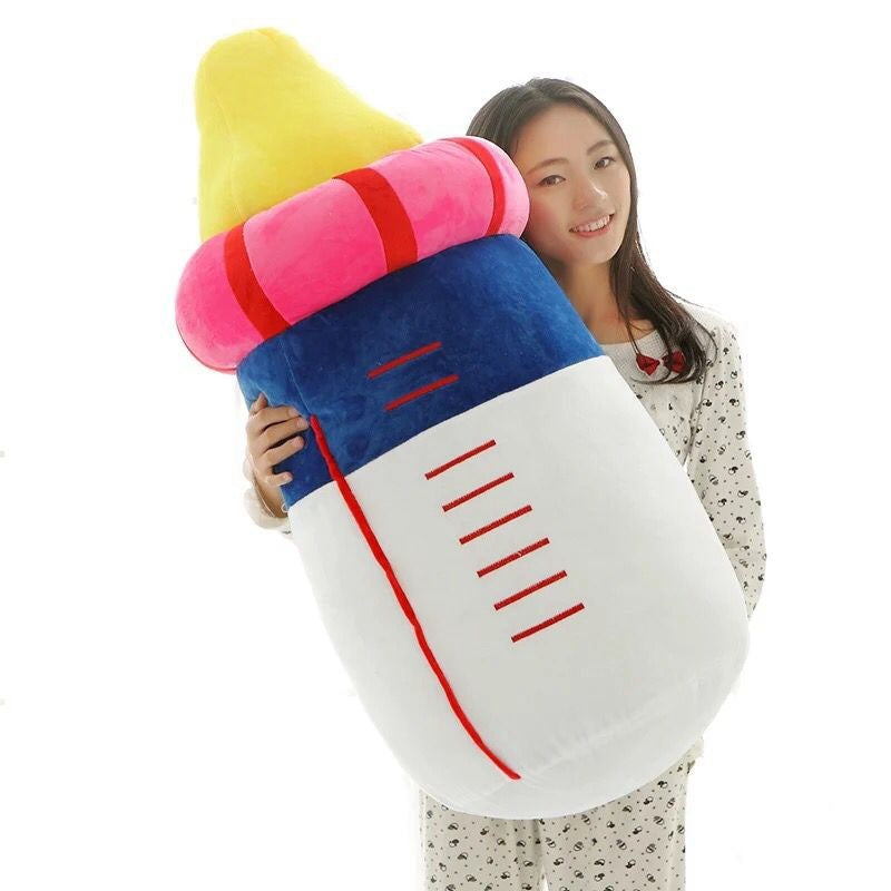 Giant Baby Milk Feeding Bottle Soft Stuffed Plush Toy