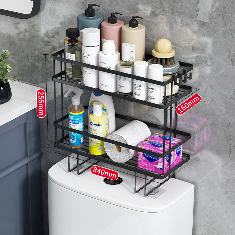 Toilet Rack Without Punching Wall Hanging Storage Cabinet