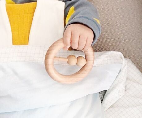 Block Baby-Products Ecofriendly Craft-Accessories Chewable-Toys Child Wood 1PC Beech