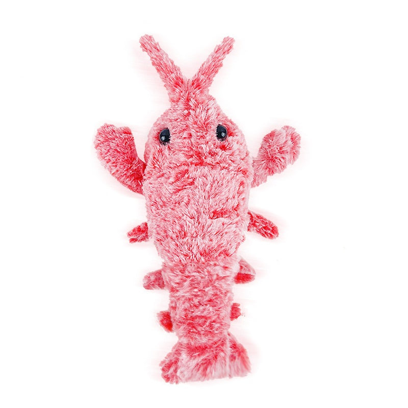 Flopping Lobster Toy For Cats And Small Dogs - Catnip Infused Kitten Toys For Indoor Fun - Chew And Kicker Toy USB-Rechargeable And Washable Design Its Soft Construction Multiple Features And Appea