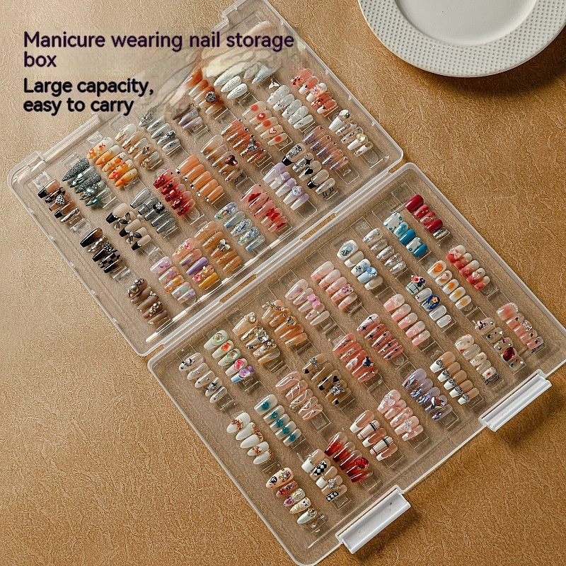 Manicure Wear Nail Large Capacity Storage Box