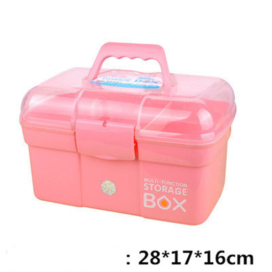Cosmetic Case Pedicure Double-Layer Storage Box