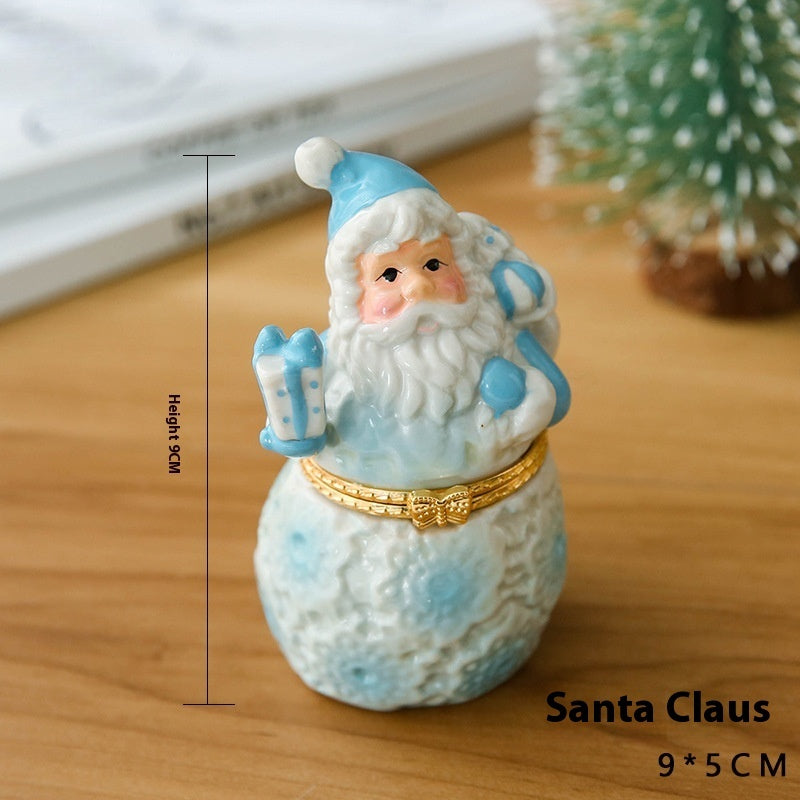 Vintage Cute Creative Ceramic Jewelry Storage Box