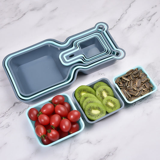 Multi-layer Compartment Nut Snack Storage Box