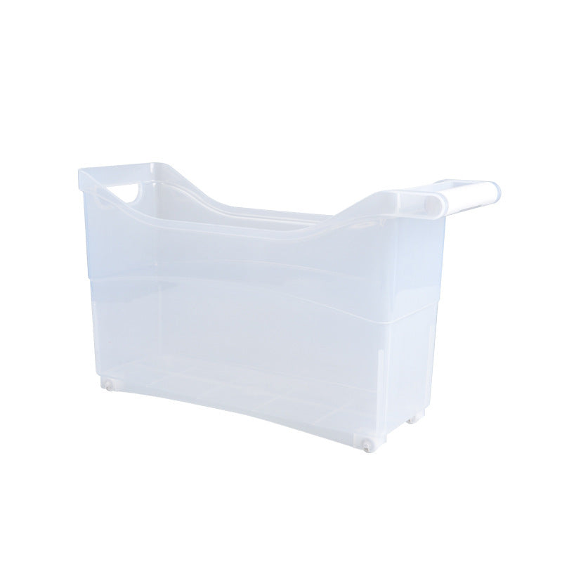 Kitchen Transparent Pulley Thickened Plastic Storage Box