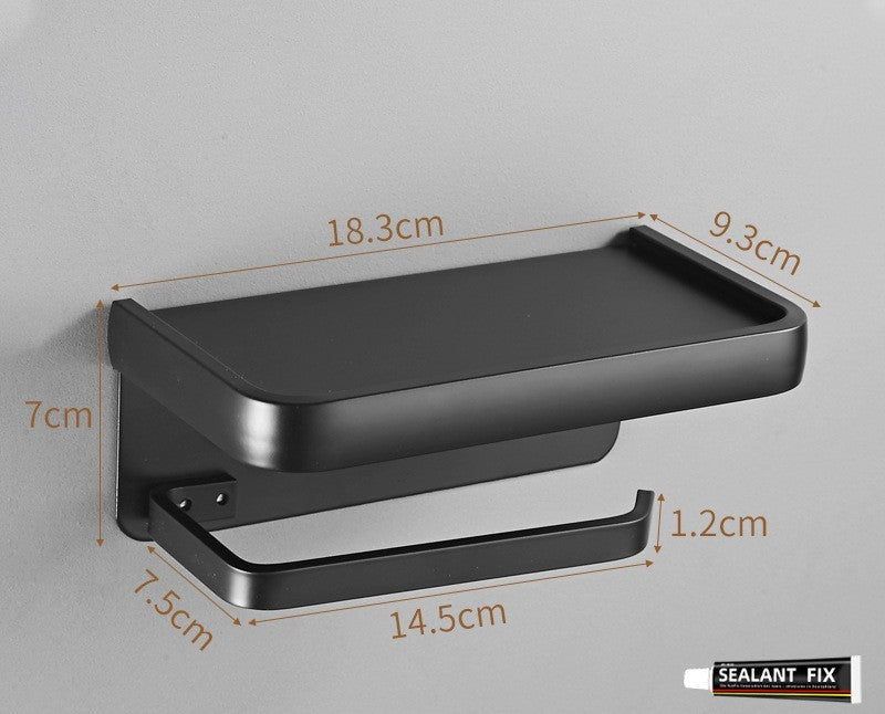 Toilet Perforated Tissue Box Storage Rack Wall Mounted