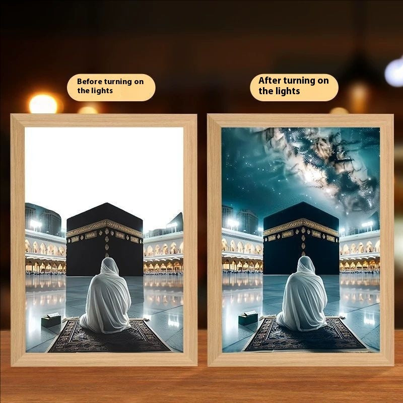 Cross Redemption Garden Sea Home Light Painting