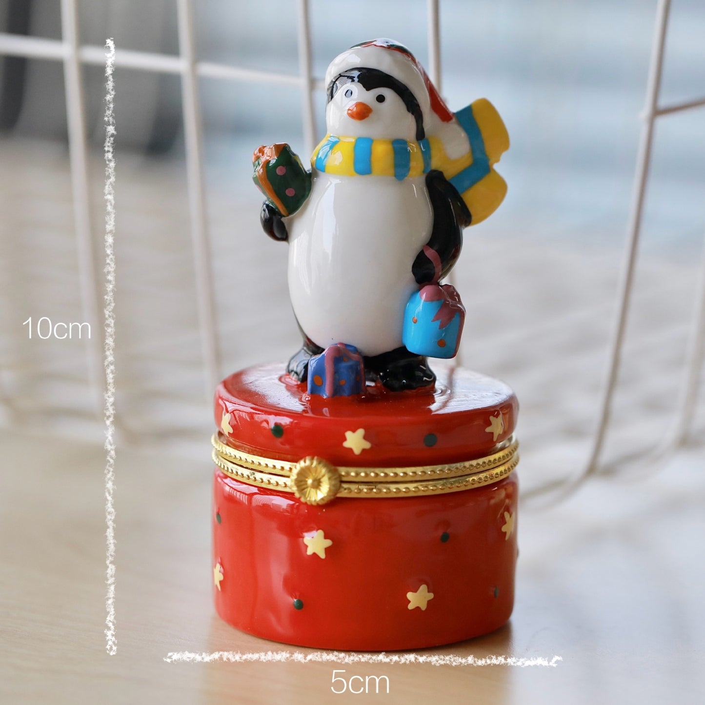 Vintage Cute Creative Ceramic Jewelry Storage Box