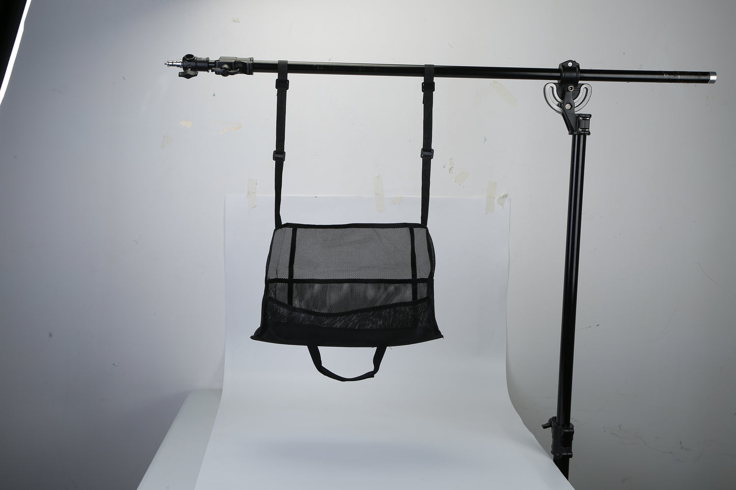 1Pc Car Net Pocket Handbag Holder Car Storage Netting Pouch Seat Side Storage Mesh Organizers Bag For Purse Phone Documents Barrier Pets Kids At Backseat