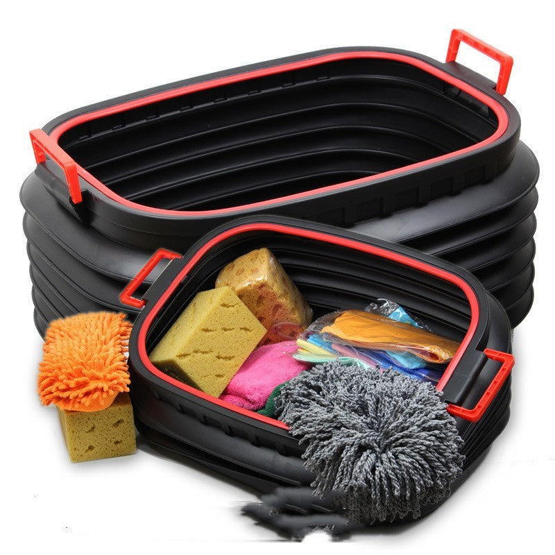 Car Trunk Storage Box Retractable And Foldable