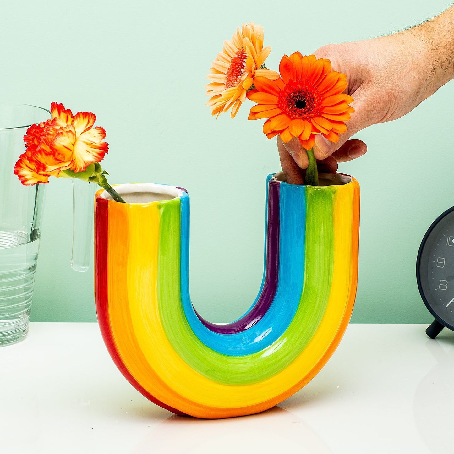 New Simple Rainbow Vase Creative Home Living Room Decoration Garden