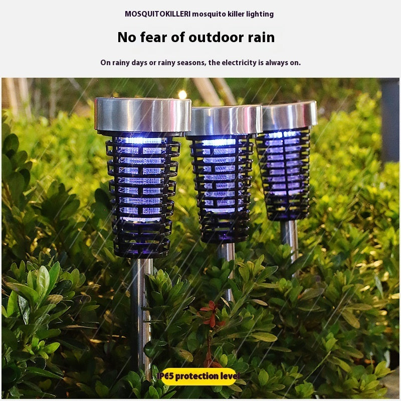 Solar Mosquito Lamp Outdoor Home Waterproof Garden LED Light