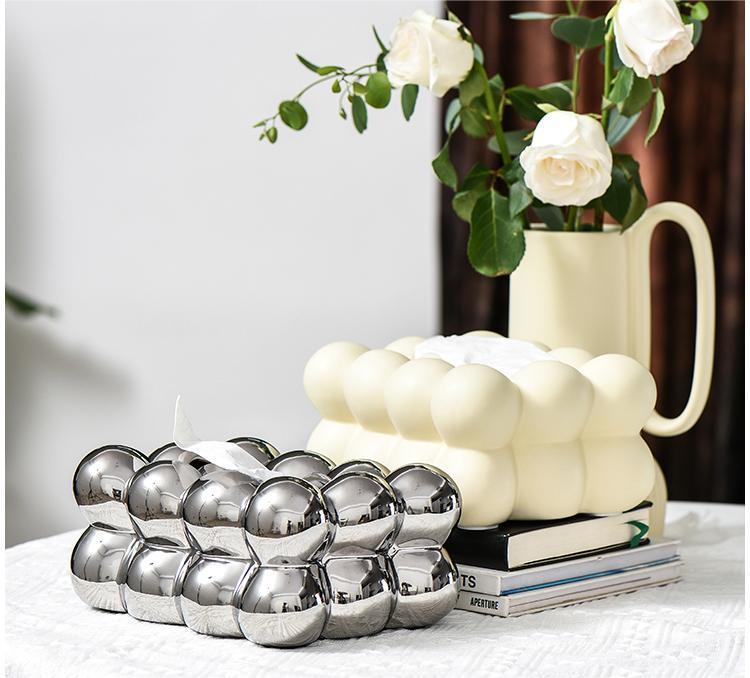 Ball Ceramic Paper Towel Cute Storage Box