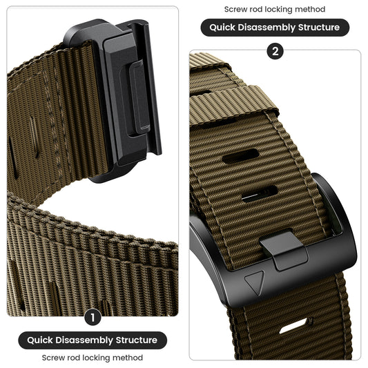 Quick Release Nylon Woven Watchband Accessories