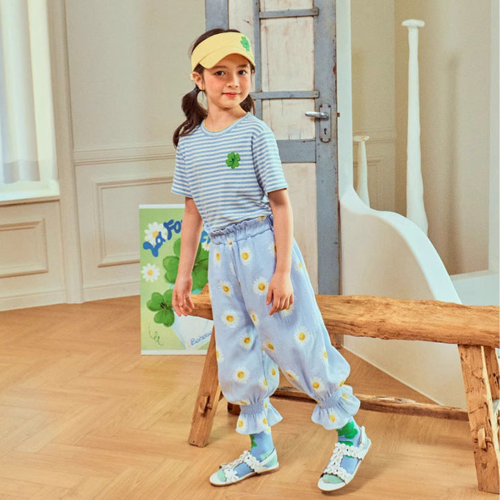 Cartoon Girl's Clothing Suit