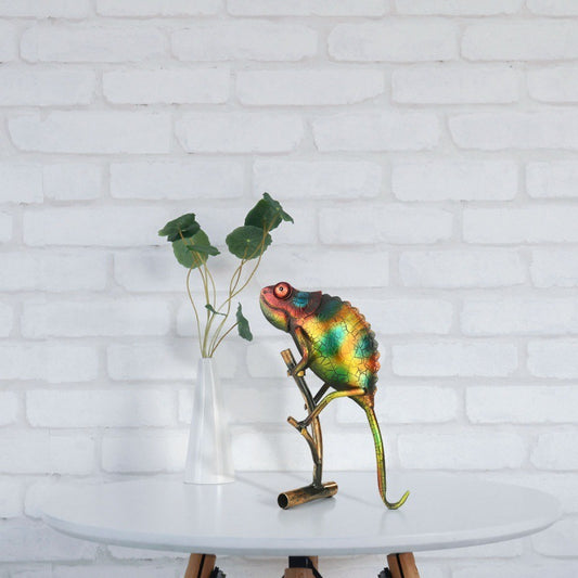 Creative Garden Lizard Ornaments, Home Metal Decoration Crafts