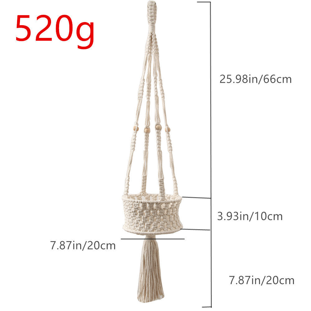 Home Garden Decoration Woven Flower Basket Potted Plant Charm