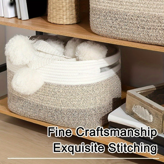 Rectangular Square Hollow Woven Storage Basket