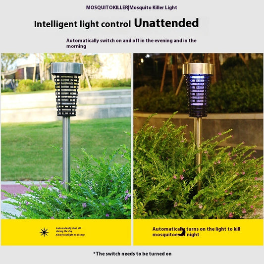 Solar Mosquito Lamp Outdoor Home Waterproof Garden LED Light