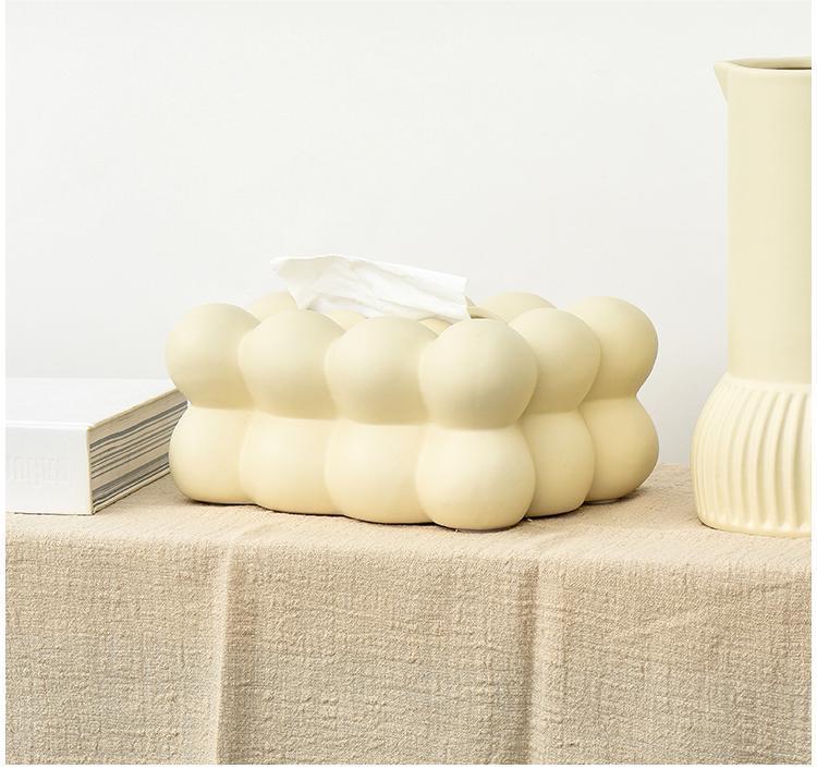 Ball Ceramic Paper Towel Cute Storage Box