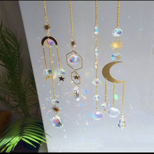 Moon Catcher Crystal Garden Decoration Home Pendant