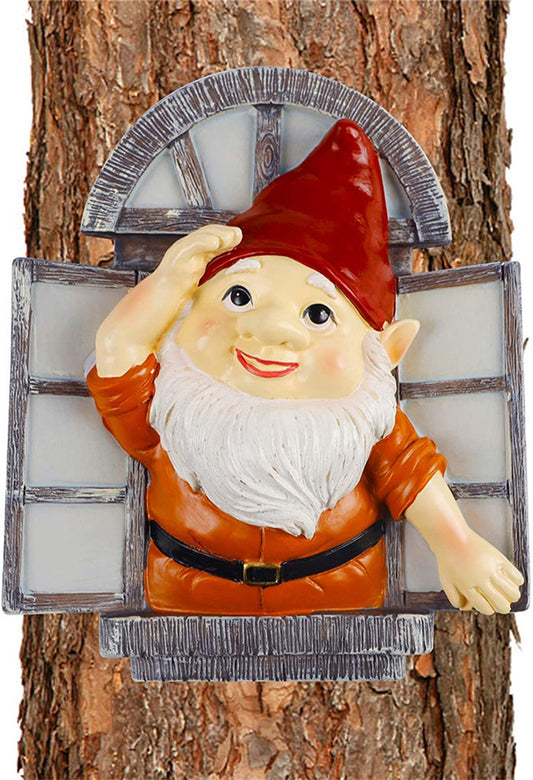New Garden Fairy Gnome Home Decoration Doors Windows