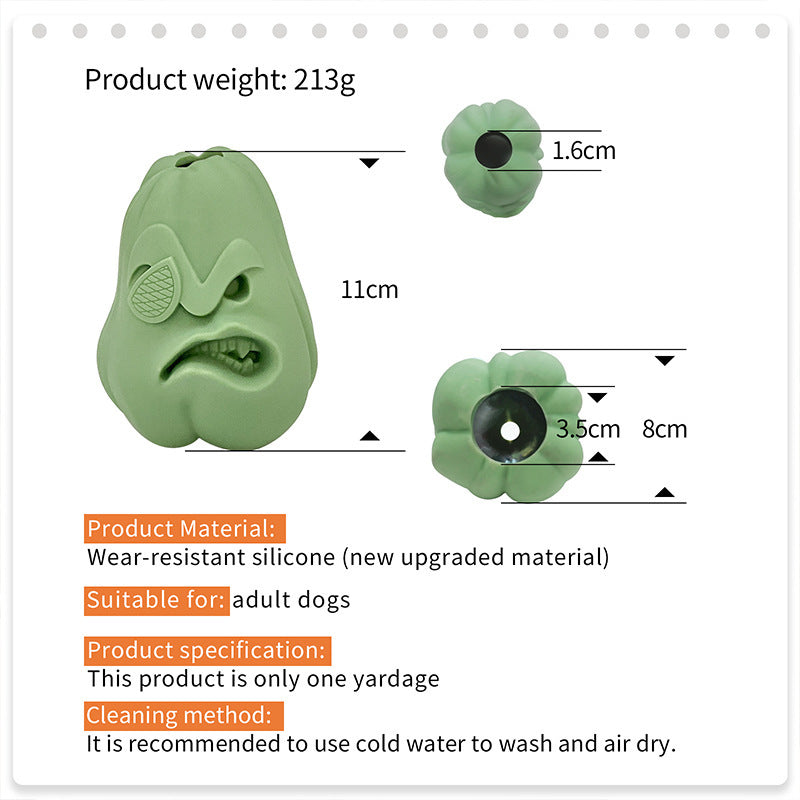 Pet Cats And Dogs Toys Pet Balls Food Grade Silicone Puzzle Slow Food Leaky Food Balls Pirate Leaky Toy